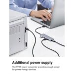 UGREEN 50985 USB 3.0 4-Port Hub – Metallic Finish, 0.15m Cable - Image 5