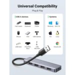 UGREEN 50985 USB 3.0 4-Port Hub – Metallic Finish, 0.15m Cable - Image 8