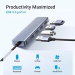 UGREEN 70336 USB 3.0 4-Port Hub – With USB-C Power Port - Image 2