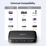 UGREEN 80125 HDMI Switcher 3 In 1 Out 4K@30HZ - Image 5