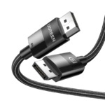 UGREEN 80394 DisplayPort Cable, Braided – Male-to-Male, 5m