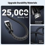 UGREEN 80404 HDMI 8K Cable, Braided – Male-to-Male, 3m (Black) - Image 11