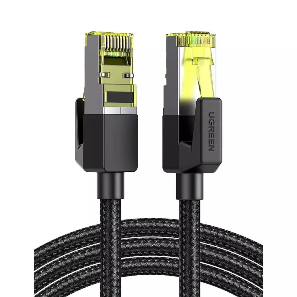 UGREEN-80423-CAT7 ETHERNET-CABLE-SHIELDED-BRAID UGREEN 80423 Cat 7 Round Ethernet Cable – 2m - Image 1