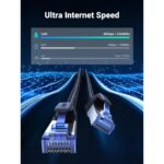 UGREEN 80429 Cat 8 Shielded Round Ethernet Cable, Braided – 1m - Image 6