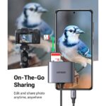 UGREEN 80798 USB-C to SD/TF + USB 2.0 Memory Card Reader - Image 4