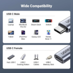 UGREEN 80810 USB-C 3.1 Extension Cable (10Gbps) – 0.5m - Image 7