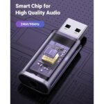 UGREEN 80864 USB-A To 3.5mm External Stereo Sound Adapter Gray - Image 4