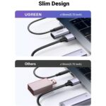 UGREEN 80864 USB-A To 3.5mm External Stereo Sound Adapter Gray - Image 6