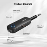 UGREEN 80893 Bluetooth Transmitter & Receiver Black (5.0) - Image 8
