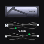 UGREEN 90264 M.2 NVMe/M.2 SATA SSD Enclosure(10Gbps) - Image 11