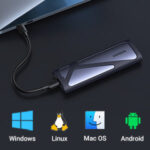 UGREEN 90264 M.2 NVMe/M.2 SATA SSD Enclosure(10Gbps) - Image 9
