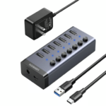 UGREEN 90307 USB-C to 7-Port USB-A 3.0 Hub DC 12V EU