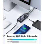 UGREEN 90307 USB-C to 7-Port USB-A 3.0 Hub DC 12V EU - Image 6