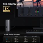 UGREEN 90325 USB-C Docking Station – 2× HDMI 8K@30Hz, DP, 3× USB-A, USB-C, Gigabit LAN, SD/TF, 3.5mm, PD - Image 5