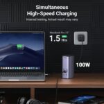 UGREEN 90325 USB-C Docking Station – 2× HDMI 8K@30Hz, DP, 3× USB-A, USB-C, Gigabit LAN, SD/TF, 3.5mm, PD - Image 6