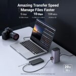UGREEN 90325 USB-C Docking Station – 2× HDMI 8K@30Hz, DP, 3× USB-A, USB-C, Gigabit LAN, SD/TF, 3.5mm, PD - Image 10
