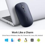 UGREEN 90372 Slim Portable Wireless Mouse (Black) - Image 4