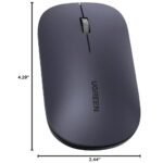 UGREEN 90372 Slim Portable Wireless Mouse (Black) - Image 2