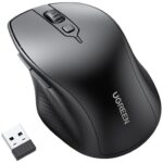 UGREEN 90395 Ergonomic Wireless Mouse – Bluetooth 5.0 (Black, AA Battery Not Included) - Image 2