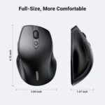 UGREEN 90395 Ergonomic Wireless Mouse – Bluetooth 5.0 (Black, AA Battery Not Included) - Image 5