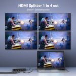 UGREEN 90514 HDMI Splitter 1 in 4 Out 4K@60Hz Support EDID HDCP 2.2/1.4 3D HDR - Image 3