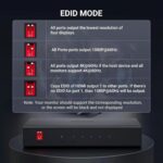 UGREEN 90514 HDMI Splitter 1 in 4 Out 4K@60Hz Support EDID HDCP 2.2/1.4 3D HDR - Image 5