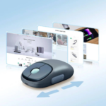 UGREEN 90538 Rechargeable Dual-Mode Wireless Mouse (Blue) - Image 5