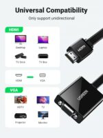 UGREEN 90813 HDMI to VGA converter without Audio (with Power Port) 1080P @ 60Hz - Image 6