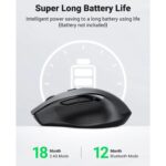 UGREEN 90855 Ergonomic Wireless Mouse – 2.4GHz & Bluetooth - Image 7