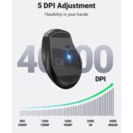 UGREEN 90855 Ergonomic Wireless Mouse – 2.4GHz & Bluetooth - Image 2