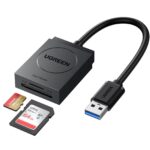 UGREEN 20250 2-In-1 USB 3.0 A Card Reader 15cm without OTG
