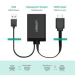 UGREEN 40238 HDMI+USB Port To DP Converter 4K@30Hz  0.5M - Image 6