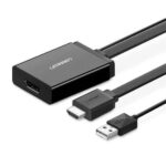 UGREEN 40238 HDMI+USB Port To DP Converter 4K@30Hz  0.5M