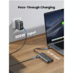 UGREEN 45520 USB-C Docking Station – HDMI 4K@60Hz, VGA, 2× USB-C, 2× USB-A, Gigabit LAN, SD/TF, 3.5mm, PD - Image 4