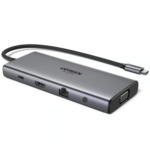 UGREEN 45520 USB-C Docking Station – HDMI 4K@60Hz, VGA, 2× USB-C, 2× USB-A, Gigabit LAN, SD/TF, 3.5mm, PD - Image 2