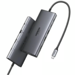 UGREEN 45520 USB-C Docking Station – HDMI 4K@60Hz, VGA, 2× USB-C, 2× USB-A, Gigabit LAN, SD/TF, 3.5mm, PD