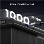 UGREEN 45520 USB-C Docking Station – HDMI 4K@60Hz, VGA, 2× USB-C, 2× USB-A, Gigabit LAN, SD/TF, 3.5mm, PD - Image 6