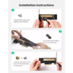 UGREEN 70503 M.2 NVME to PCI-E3.0X4 Express Card 32Gbps - Image 5