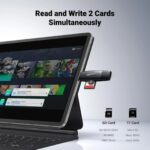 UGREEN 80191 USB-C + USB TF/SD 3.0 Card Reader Black - Image 6