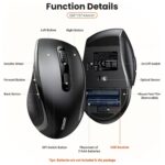 UGREEN 45012 Ergonomic Wireless Mouse – 2.4GHz (AAA Battery Not Included) - Image 9