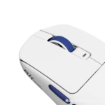Royal Kludge M30 Tri-Mode Wireless Gaming Mouse – PixArt PAW3311, 12000 DPI, 1000Hz, ~43g Ultra-Lightweight, BT 5.1 / 2.4G / USB-C, Programmable (White Blue) - Image 2