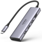 UGREEN 60383 USB-C Docking Station – HDMI 4K@60Hz, 3× USB 3.0, SD/TF