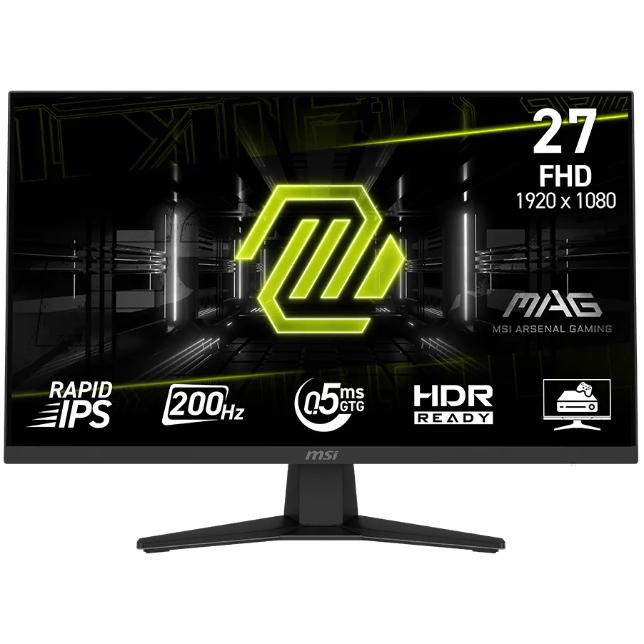 MAG - 274F ( IPS, Res 1920x1080, 200Hz, 1ms GTG, AMD Free-Sync ) MSI MAG 274F ( IPS, Res: 1920x1080, 200Hz, 1ms GTG, AMD Free-Sync ) - Image 1